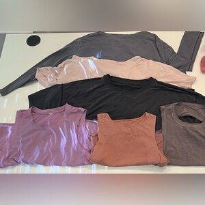 6 Piece Lululemon Tops Bundle